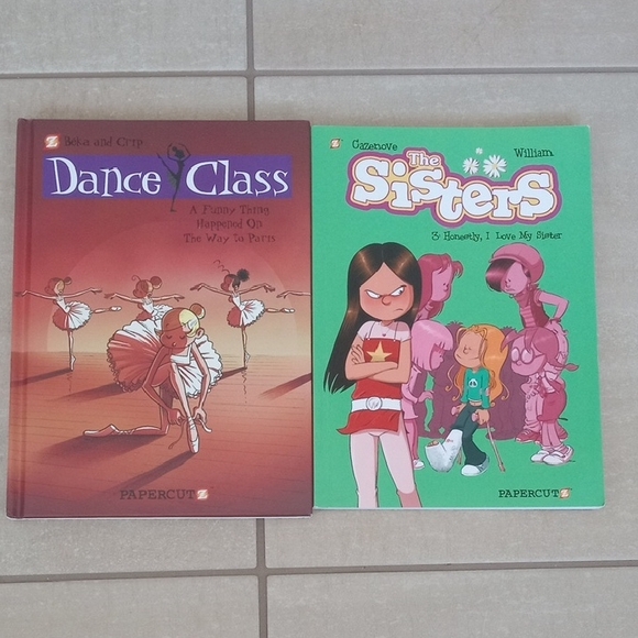Papercutz Other - Dance Class & Sisters Graphic Novel Set